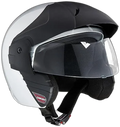 STUDDS Ninja Concept Eco Silver Grey Half Face Helmet