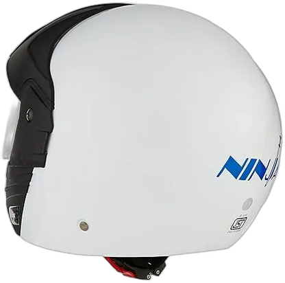 STUDDS Ninja Concept Eco White Half Face Helmet
