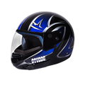 STUDDS Ninja Decor 5 Black N1 Fu Flip Up Helmet