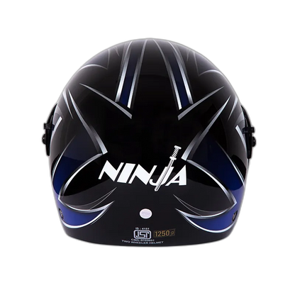 STUDDS Ninja Decor 5 Black N1 Fu Flip Up Helmet