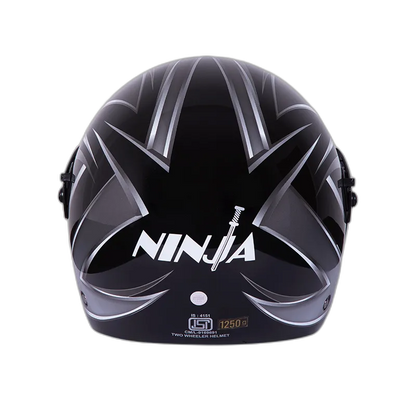 STUDDS Ninja Decor 5 Black N4 Fu Flip Up Helmet
