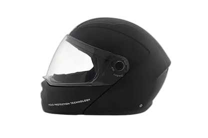 STUDDS Ninja Elite Super Black Fu Flip Up Helmet