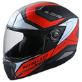 STUDDS Ninja Elite Super D4 Black N2 Fu Flip Up Helmet