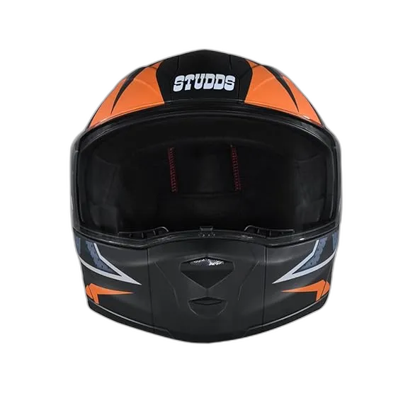 STUDDS Ninja Elite Super D6 Matt Black N10 Fu Flip Up Helmet