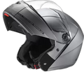 STUDDS Ninja Elite Super Gun Grey Fu Flip Up Helmet