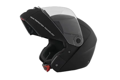 STUDDS Ninja Elite Super Matt Black Fu Flip Up Helmet