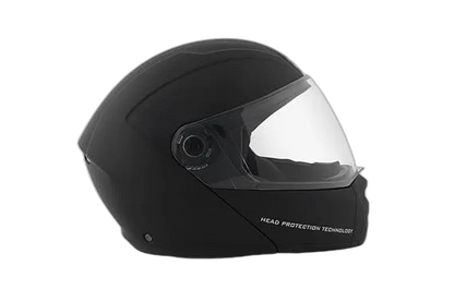 STUDDS Ninja Elite Super Matt Black Fu Flip Up Helmet