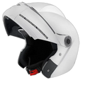 STUDDS Ninja Elite Super White Fu Flip Up Helmet