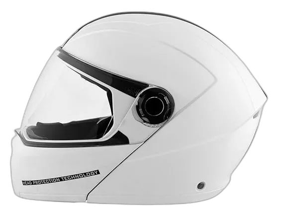 STUDDS Ninja Elite White Fu Flip Up Helmet