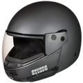 STUDDS Ninja Pastel Plain Gun Grey Fu Flip Up Helmet