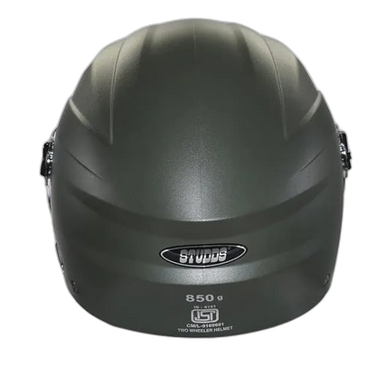 STUDDS Off Ray Super M Green Half Face Helmet