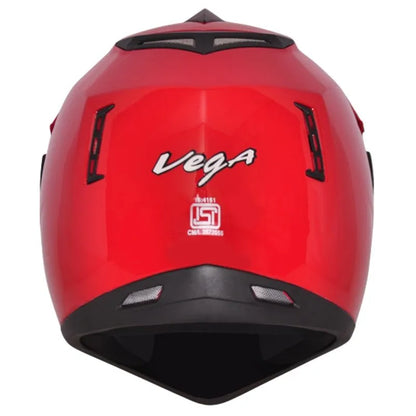 VEGA Dull Red Off Road Helmet