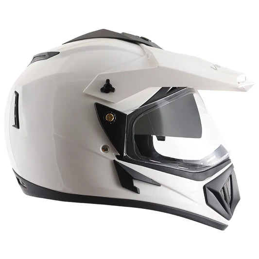 VEGA White Off Road Helmet