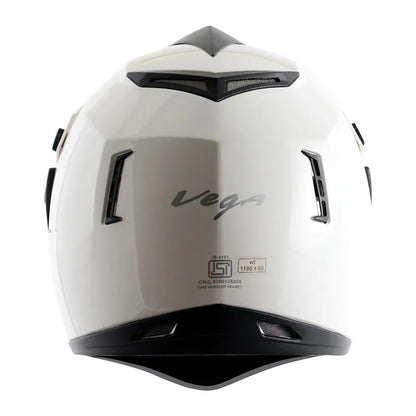 VEGA White Off Road Helmet