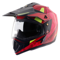 VEGA Motocross Red Black Off Road Helmet