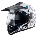 VEGA Motocross White Black Off Road Helmet
