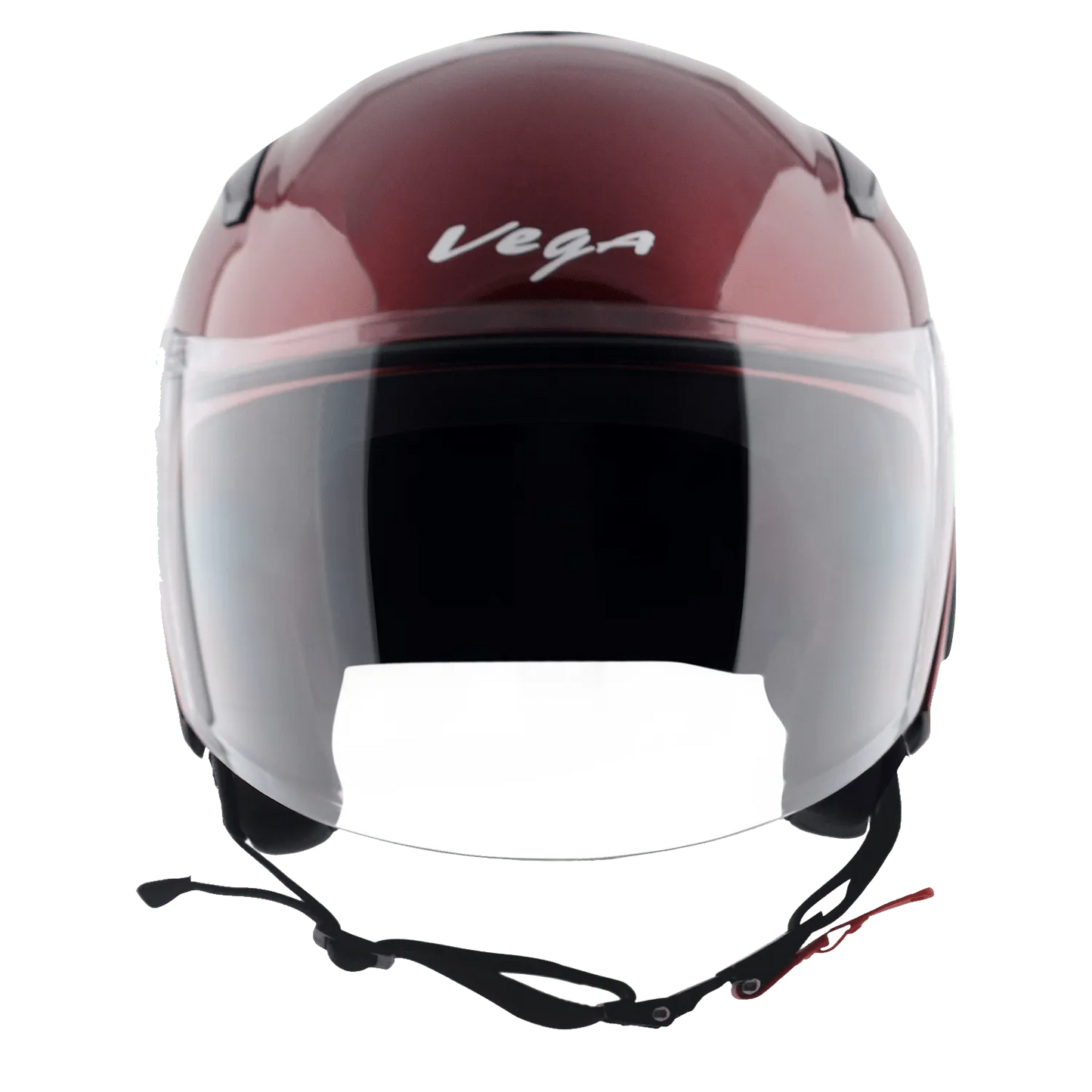 VEGA Orion Dx Burgundy Half Face Helmet