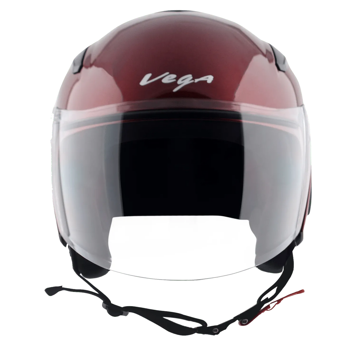 VEGA Orion Dx Burgundy Half Face Helmet