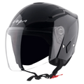 VEGA Orion Dx Dull Black Half Face Helmet