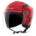 VEGA Orion Dx Red Half Face Helmet