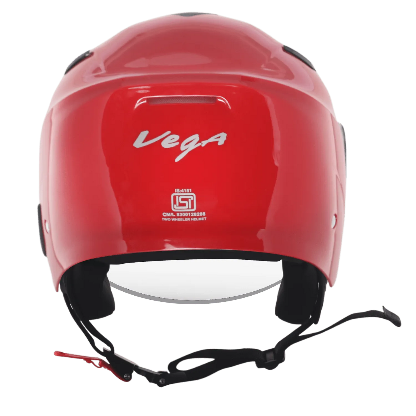 VEGA Orion Dx Red Half Face Helmet