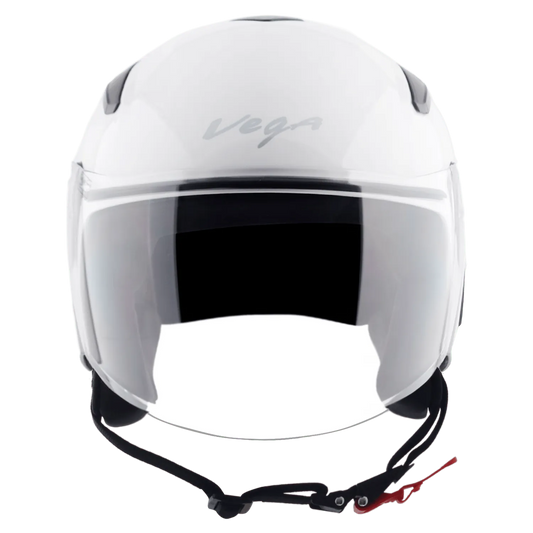 VEGA Orion Dx White Half Face Helmet