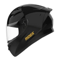 RIDEX Polaris Midnight Black Glossy Full Face Helmet