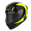 RIDEX Polaris Milkyway Glossy Black Yellow 46 Full Face Helmet