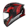 RIDEX Polaris Orient Matt Red White Full Face Helmet