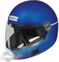 STUDDS Premium Vent Flame Blue Full Face Helmet
