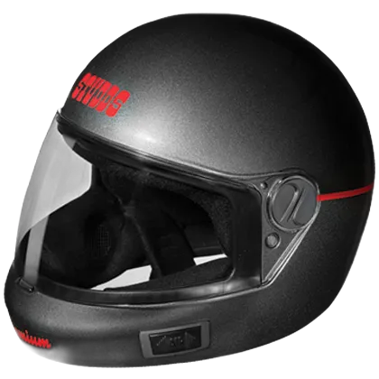 STUDDS Premium Vent Gun Grey Full Face Helmet