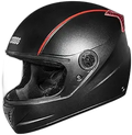 STUDDS Professional Black With Red Strip Full Face Helmet