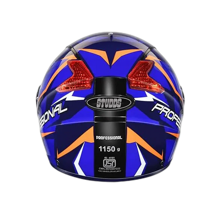 STUDDS Professional D1 Blue N1 Full Face Helmet