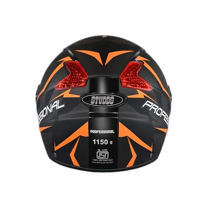 STUDDS Professional D1 Matt Black N10 Full Face Helmet