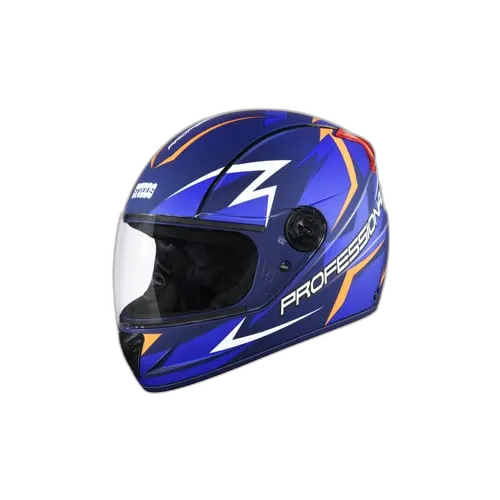 STUDDS Professional D1 Matt Blue N1 Full Face Helmet