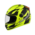 STUDDS Professional D1 Matt Neon Yellow N9 Full Face Helmet