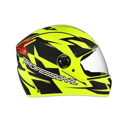 STUDDS Professional D1 Matt Neon Yellow N9 Full Face Helmet