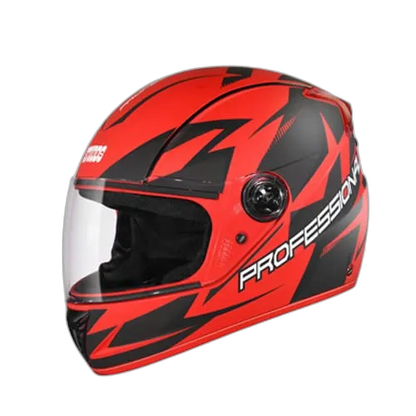 STUDDS Professional D1 Matt Red N9 Full Face Helmet
