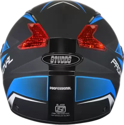 STUDDS Professional D2 Black N1 Full Face Helmet