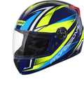 STUDDS Professional D2 Blue N5 Full Face Helmet