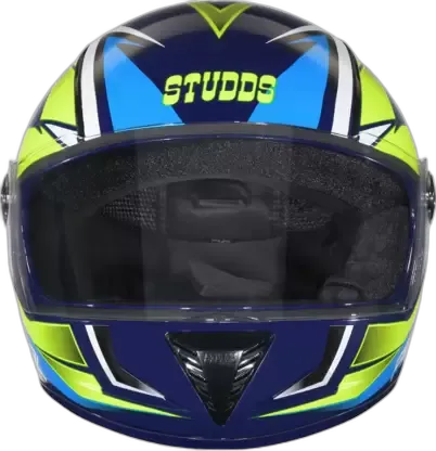 STUDDS Professional D2 Blue N5 Full Face Helmet