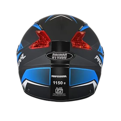 STUDDS Professional D2 Matt Black N1 Full Face Helmet
