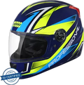 STUDDS Professional D2 Matt Blue N5 Full Face Helmet