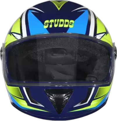 STUDDS Professional D2 Matt Blue N5 Full Face Helmet