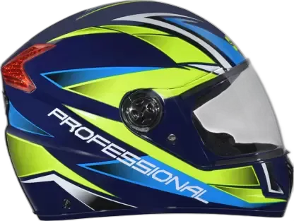 STUDDS Professional D2 Matt Blue N5 Full Face Helmet