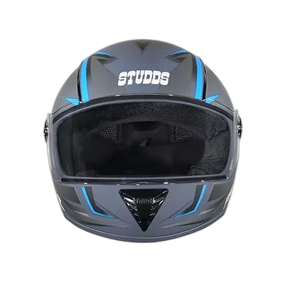 STUDDS Professional D2 Matt Grey N1 Full Face Helmet