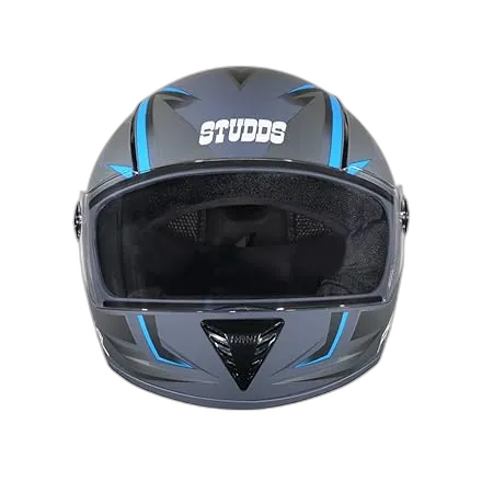 STUDDS Professional D2 Matt Grey N1 Full Face Helmet