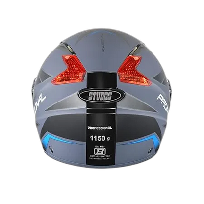 STUDDS Professional D2 Matt Grey N1 Full Face Helmet