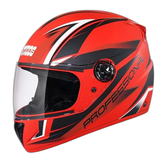 STUDDS Professional D2 Matt Red N9 Full Face Helmet