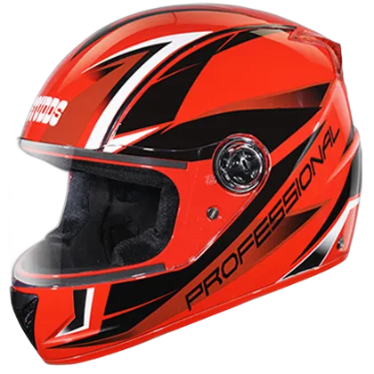 STUDDS Professional D2 Red N9 Full Face Helmet